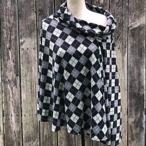 Checkered shawl
